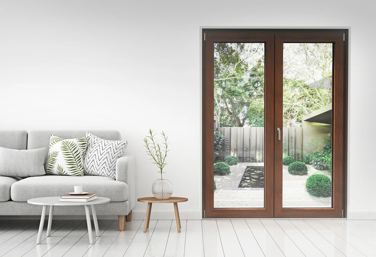 Finestra in pvc per living